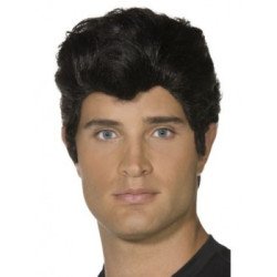 Perukas "Danny grease" juodas Arlekina pigiausia kaina