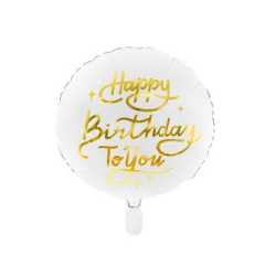 Folinis balionas "Happy birthday to you" 35 cm gimtadieniui