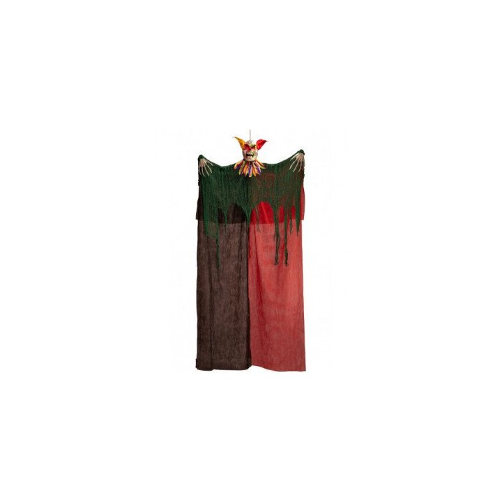 Kabantis klounas 240 cm | Helovino dekoracija