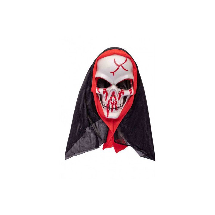 Halloween kaukė kraujuota helovino šventei vakarui Arlekina.