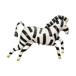 Folinis balionas "Zebras" 115&85cm puiki dovana heliu ar oru