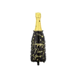 Folinis balionas "Butelis Happy new year" naujametinis pigu