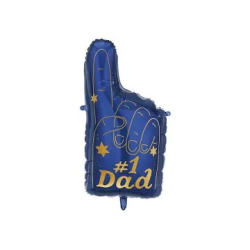 Folinis balionas "#1 Dad" 46&86.5 cm tėvo dienos progai pigu