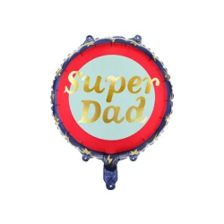 Folinis balionas "Super Dad" 45 cm puiki dovana tėčiui pigu