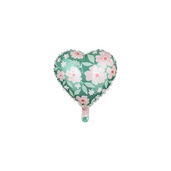 Folinis balionas "Širdelė spalvota" 45 cm valentino dienai